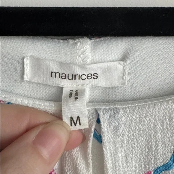 Maurices White and Blue Maxi Dress Size M - Picture 4 of 8